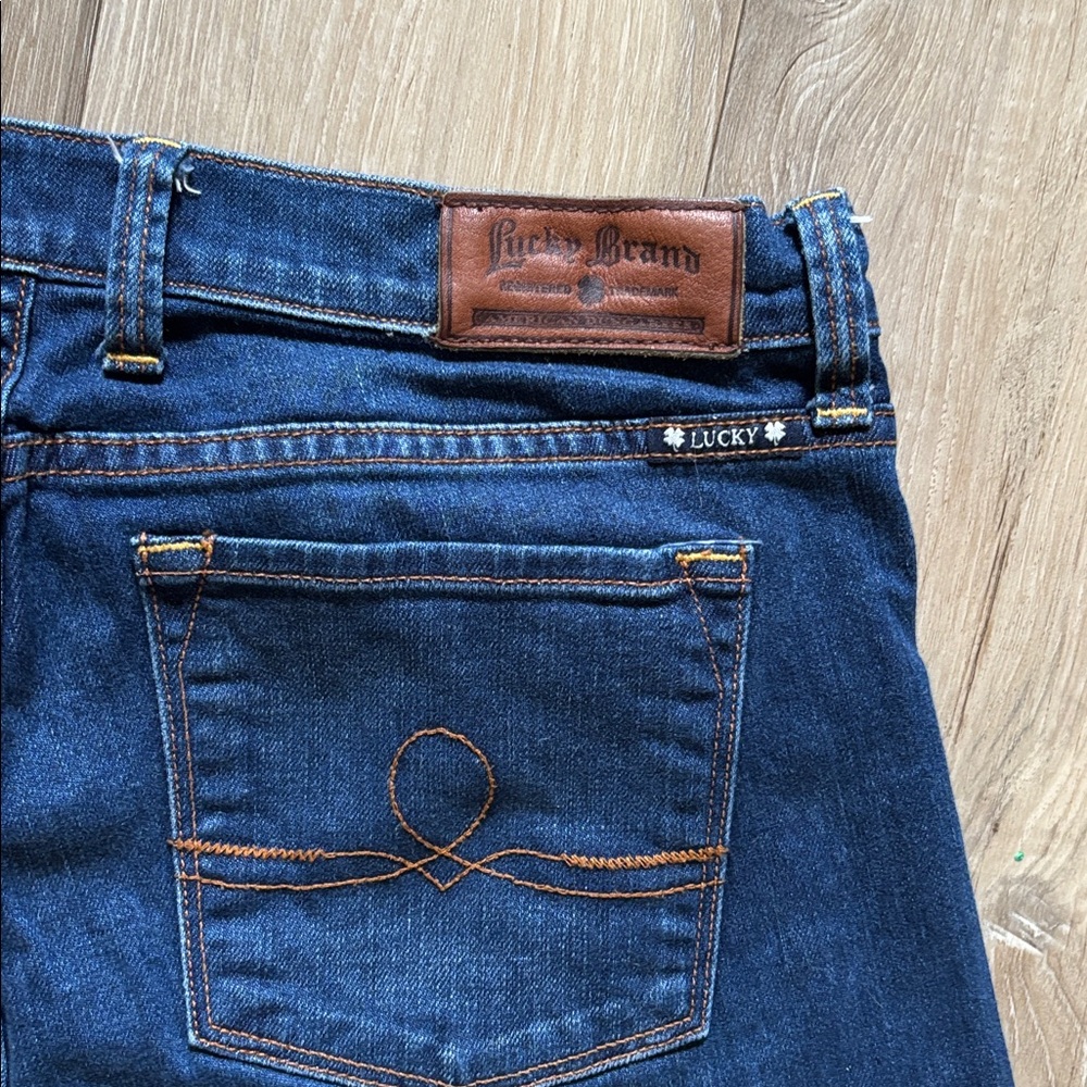12/31 Regular Lucky Brand Sofia Boot Blue Women's Jeans - Picture 8 of 10